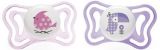 CHICCO PHYSIO FORMA LIGHT Залъгалка силикон за бебета от 2 до 6 месеца Розова и Лилава 2 броя