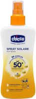 CHICCO SPF50+ Слънцезащитен спрей за лице и тяло 0+м. 150 мл