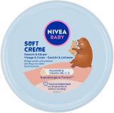 NIVEA BABY FACE & BODY Нежен бебешки крем за лице и тяло 200 мл