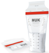NUK Стерилни торбички за съхранение на кърма 180 мл/25 бр.