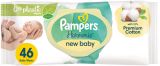 PAMPERS HARMONIE NEWBORN Влажни кърпи 0% Plastic 46 броя