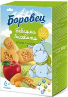 БОРОВЕЦ Бисквити с Ябълка и Морков 6+ мес. 100 г
