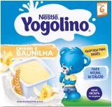 Nestle YOGOLINO Млечен десерт Грис и Ванилия (6+ мес) 4х100г