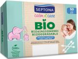 SEPTONA BIO Биоразградими бебешки клечки с ограничител 50 бр