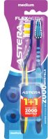 ASTERA FLEX ACTIVE Medium Четка за зъби 1 + 1 бр.