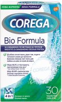 COREGA BIO FORMULA Таблетки за почистване на цели протези 30