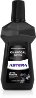 ASTERA CHARCOAL Detox Вода за уста с активен въглен 500 мл