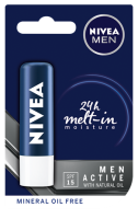 NIVEA MEN Active Care Балсам за устни за мъже 4,8 г