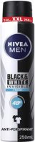 NIVEA MEN BLACK & WHITE INVISIBLE FRESH Дезодорант спрей XХL 250 мл