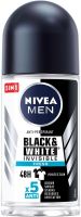 NIVEA MEN BLACK & WHITE INVISIBLE FRESH Дезодорант рол-он 50 мл