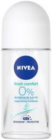 NIVEA FRESH COMFORT Дезодорант рол-он 0% алумин. соли 50 мл