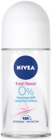 NIVEA FRESH FLOWER Дезодорант рол-он 0% алумин. соли 50 мл