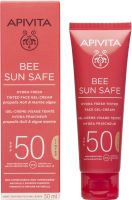 APIVITA BEE SUN SPF 50 Тониран хидратиращ гел-крем 50 мл 