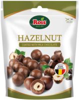 ROIS HAZELNUTS Лешници с млечен шоколад 100 г