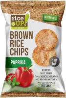 RICE UP! Пълнозърнест оризов чипс Паприка 60 г