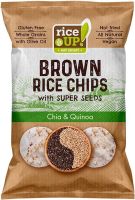 RICE UP! Пълнозърнест оризов чипс Чия и Киноа 60 г