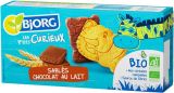BJORG LES P'TITS CURIEUX БИО Детски бисквити с Млечен шоколад 192 г