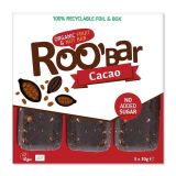 ROO’BAR БИО Какаов бар без добавена захар 3 x 30 г
