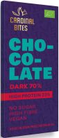 CARDINAL BITES БИО Високопротеинов черен (70%) шоколад 70 г