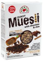 VITALIA CRUNCHY Мюсли с Шоколад и семена от Чиа 350 г