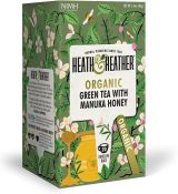 HEATH & HEATHER БИО Зелен чай с мед от манука  20 пак.