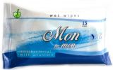 MON Влажни кърпи за мъже с Алантоин 15 бр