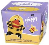 BELLA HAPPY Сухи кърпи в кутия, двуцветни, лилав+жълт 2х40бр