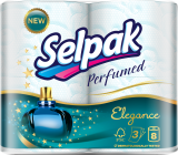 SELPAK Elegance Тоалетна хартия 3 пласта 8 бр./опак.