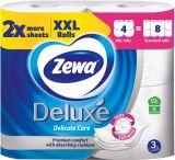 ZEWA DELUXE Тоалетна хартия Delicate Care XXL 3 пласта 4 ролки