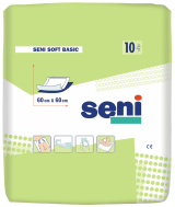 SENI SOFT BASIC Чаршаф за еднократна употреба 60х60 см/10 бр