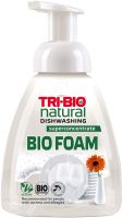 TRI-BIO NATURAL Натуралнa пяна за миене на съдове 300 мл
