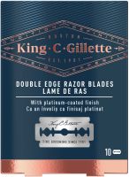 KING C. Gillette Резервни ножчета за бръснач 10 бр.