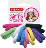 TITANIA GIRLS CARE 7827 Ластици за коса - микс цветове 16 бр
