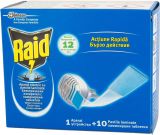 RAID Електрически уред против комари 1 база +10 бр. табл. 10 нощи