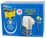 RAID Ел. изпарител с пълнител против комари 21 мл - 30 нощи