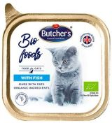 BUTCHER'S BIO FOODS БИО Пастет за котки с Риба 85 г