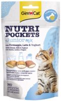 GIMCAT NUTRI Pockets JUNIOR Mix Хрупкави джобчета калций 60