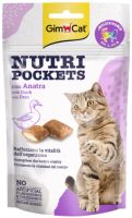 GIMCAT NUTRI Pockets Хрупкави джобчета с патица + витамини 60 г
