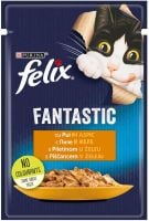FELIX FANTASTIC Пауч за котки с Пиле в желе 85 г