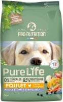 PRO-NUTRITION PURE LIFE LIGHT&STERILIZED За кучета с наднормено тегло 2 кг