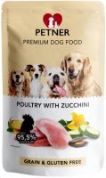 PETNER Poultry with Zucchini Пауч за кучета над 12 месеца 500 г