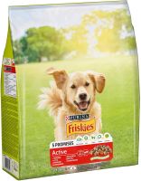 FRISKIES ACTIVE Суха храна за кучета с Говеждо 2,4 кг