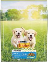 FRISKIES JUNIOR Суха храна Пиле със зеленчуци и Мляко 2,4 кг