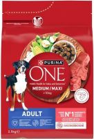 ONE MEDIUM/MAXI ADULT Суха храна с Говеждо и Ориз 2,5 кг