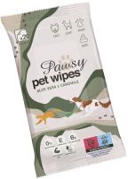 PAWSY PET WIPES Влажни кърпи за домашни любимци 20 броя