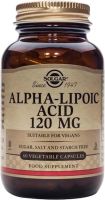 SOLGAR ALPHA LIPOIC ACID 120 mg Антиоксидант 60 капсули